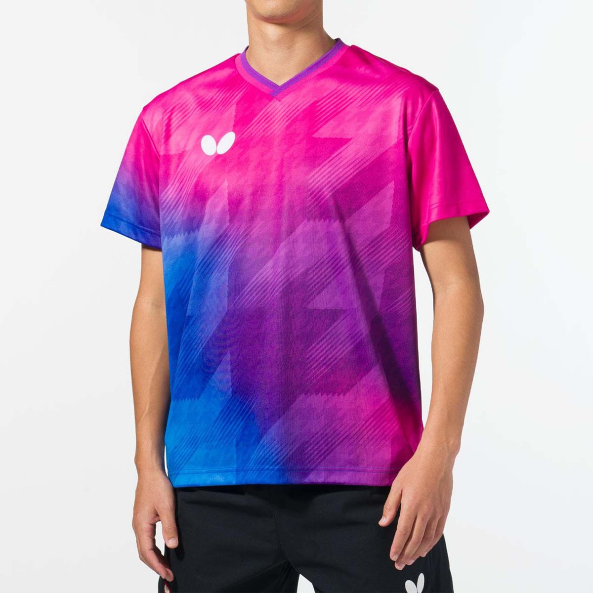 Butterfly Selasia Shirt - Rose - Front - Lifestyle
